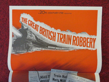 THE GREAT BRITISH TRAIN ROBBERY FOLDED AUSTRALIAN DAYBILL POSTER 1966