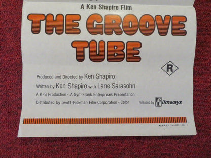 THE GROOVE TUBE FOLDED AUSTRALIAN DAYBILL POSTER KEN SHAPIRO RICHARD BELZER 1974