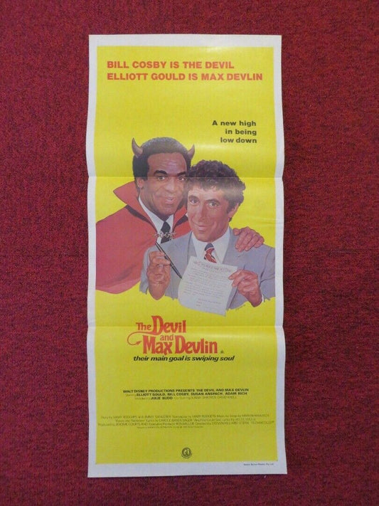 THE DEVIL AND MAX DEVLIN FOLDED AUSTRALIAN DAYBILL POSTER ELLIOTT GOULD 1981