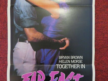 FAR EAST FOLDED AUSTRALIAN DAYBILL POSTER  BRYAN BROWN HELEN MORSE 1982