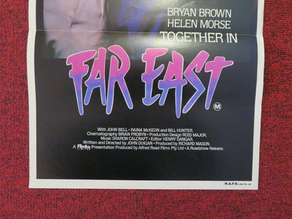 FAR EAST FOLDED AUSTRALIAN DAYBILL POSTER  BRYAN BROWN HELEN MORSE 1982