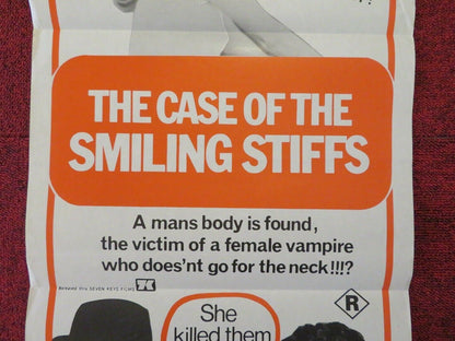 THE CASE OF THE SMILING STIFFS FOLDED AUSTRALIAN DAYBILL POSTER SHEILA STUART