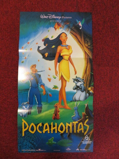 POCHAHONTIS FOLDED AUSTRALIAN DAYBILL POSTER DISNEY CHRISTIAN BALE 1995