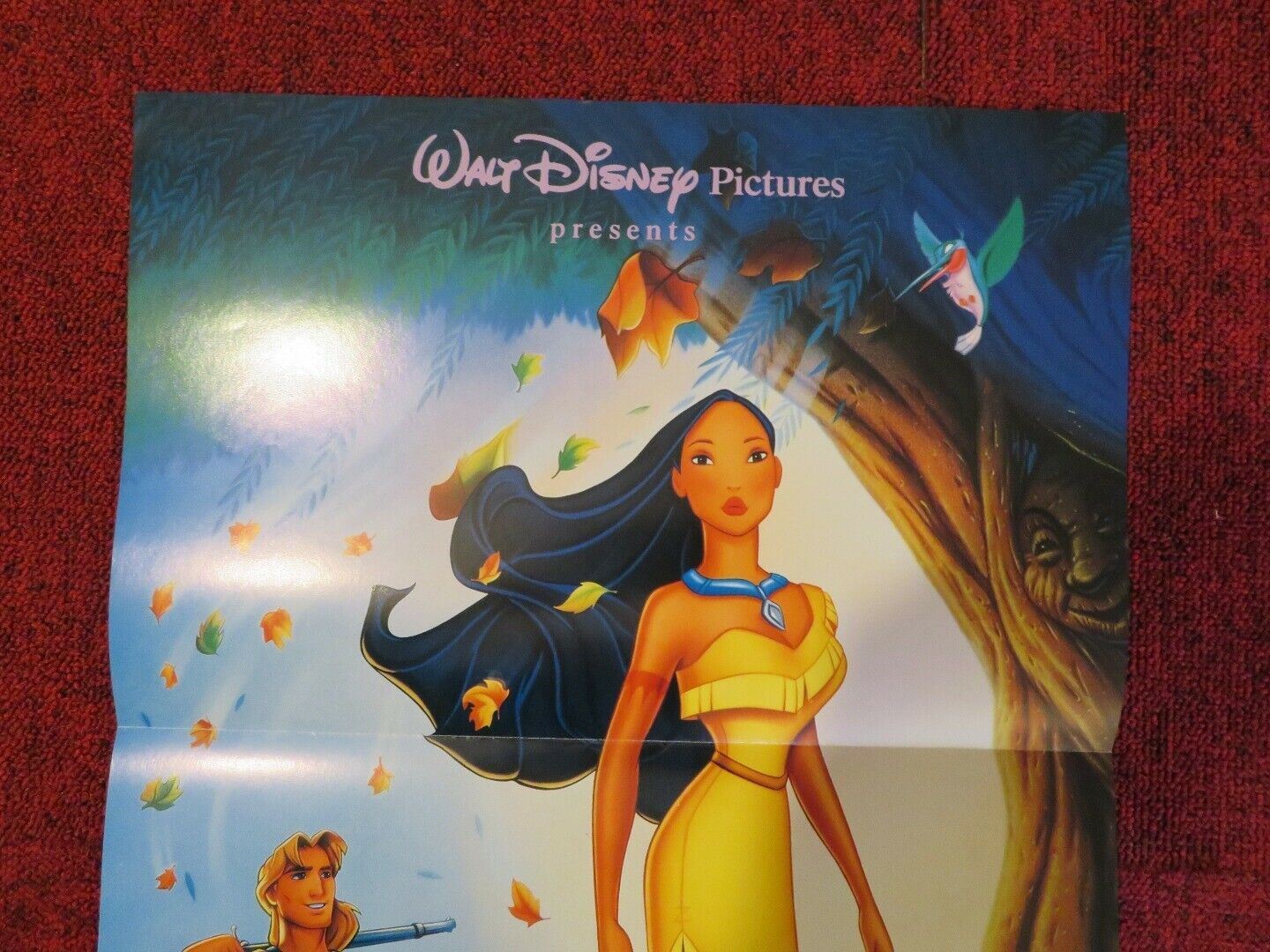 POCHAHONTIS FOLDED AUSTRALIAN DAYBILL POSTER DISNEY CHRISTIAN BALE 1995