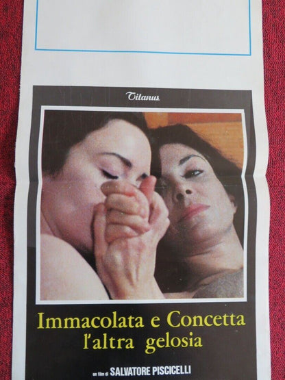 IMMACOLATA E CONCETTA L'ALTRA GELOSIA ITALIAN LOCANDINA(27.5"x13.5") POSTER '80