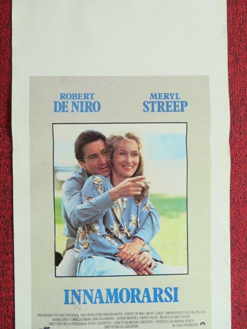 INNAMORASRSI / Falling in Love ITALIAN LOCANDINA (27.5"x13") POSTER DE NIRO 1984