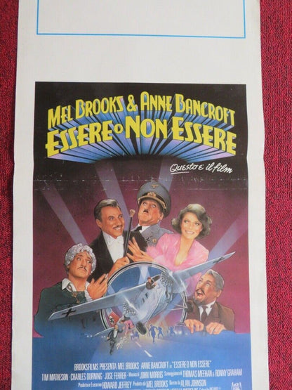 ESSERE O NON ESSERE ITALIAN LOCANDINA (27.5"x13.5") POSTER MEL BROOKS 1983