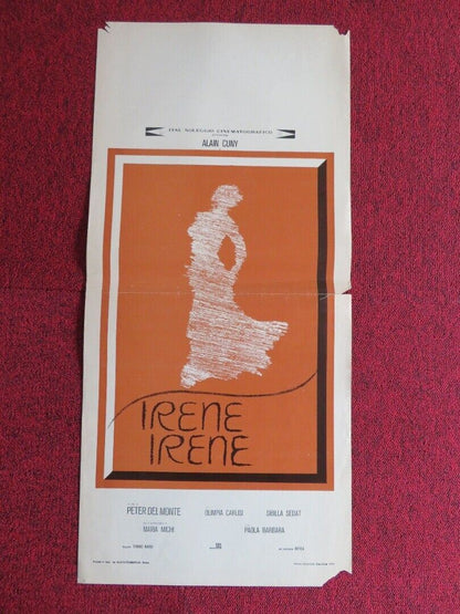 IRENE IRENE   ITALIAN LOCANDINA (27.5"x13") POSTER ALAIN CUNY SIBILLA SEDAT 1975