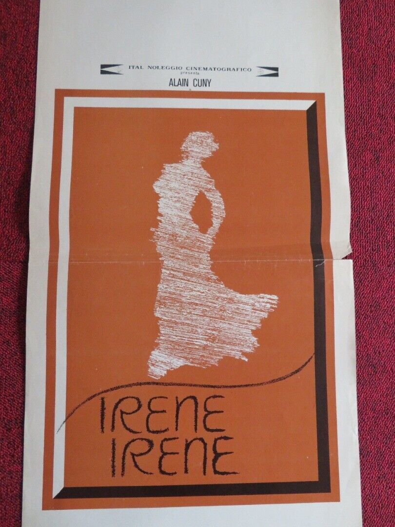 IRENE IRENE   ITALIAN LOCANDINA (27.5"x13") POSTER ALAIN CUNY SIBILLA SEDAT 1975