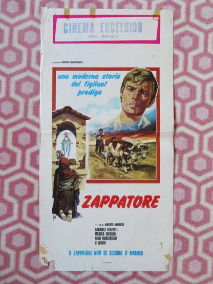 LO ZAPPATORE ITALIAN LOCANDINA (26.5"x13.5") POSTER GABRIELLE FERZETTI R1950