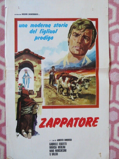 LO ZAPPATORE ITALIAN LOCANDINA (26.5"x13.5") POSTER GABRIELLE FERZETTI R1950