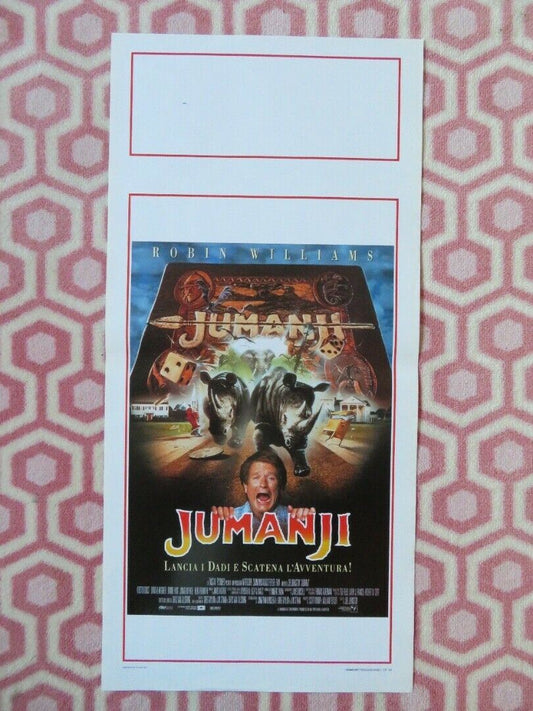 JUMANJI  ITALIAN LOCANDINA (27.5"x13") POSTER ROBIN WILLIAMS 1995