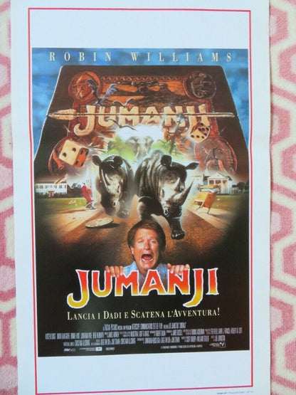 JUMANJI  ITALIAN LOCANDINA (27.5"x13") POSTER ROBIN WILLIAMS 1995