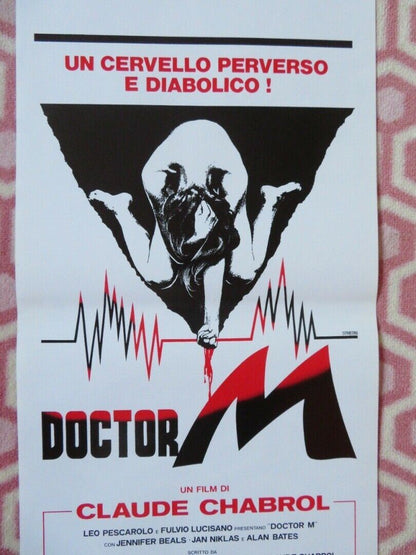 DOCTOR M / Dr. M ITALIAN LOCANDINA (27.5"x13") POSTER ALAN BATES 1991