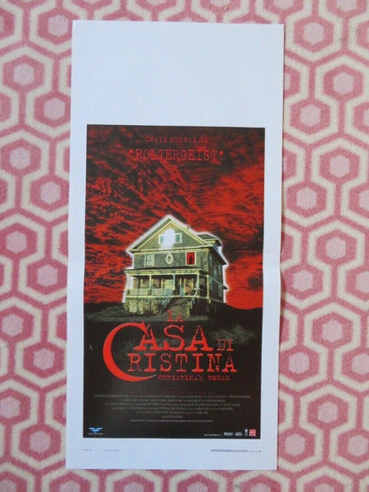 CHRISTINA'S HOUSE  ITALIAN LOCANDINA (27.5"x13") POSTER BRENDAN FEHR 2000