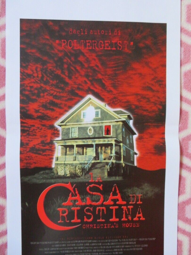 CHRISTINA'S HOUSE  ITALIAN LOCANDINA (27.5"x13") POSTER BRENDAN FEHR 2000