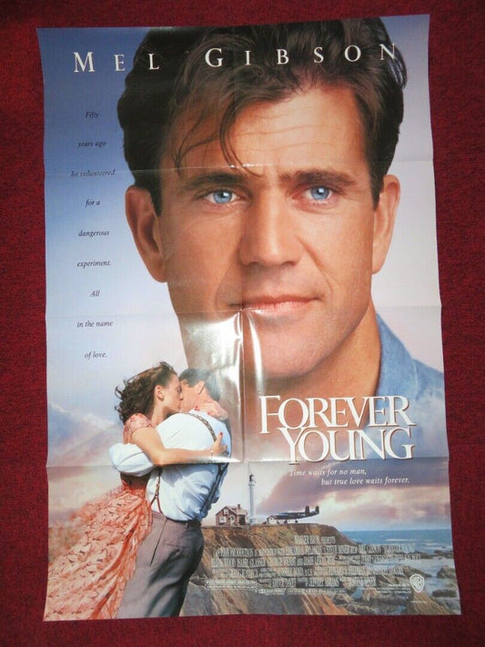 FOREVER YOUNG FOLDED US ONE SHEET POSTER MEL GIBSON JAMIE LEE CURTIS 1992