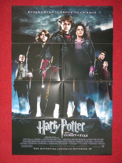 HARRY POTTER AND THE GOBLET OF FIRE FOLDED US ONE SHEET POSTER 2005