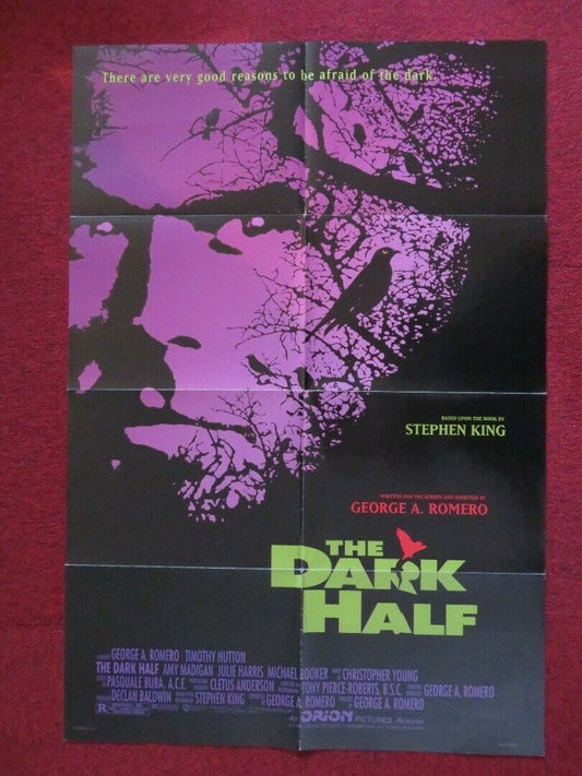 THE DARK HALF FOLDED US ONE SHEET POSTER STEPHEN KING GEORGE A. ROMERO 1993