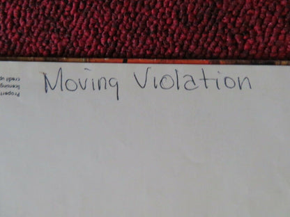 MOVING VIOLATION - STYLE B FOLDED US ONE SHEET POSTER STEPHEN MCHATTIE 19766