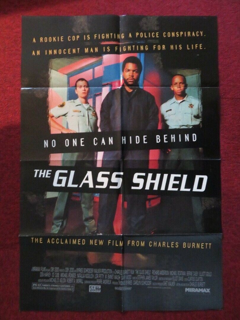 THE GLASS SHIELD FOLDED US ONE SHEET POSTER ERICH ANDERSON RICHARD ANDERSON 1994