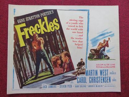 FRECKLES US HALF SHEET (22"x 28")  POSTER  MARTIN WEST CAROL CHRISTENSEN 1960