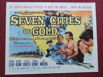 SEVEN CITIES OF GOLD US HALF SHEET (22"x 28")  POSTER RICHARD EGAN 1955