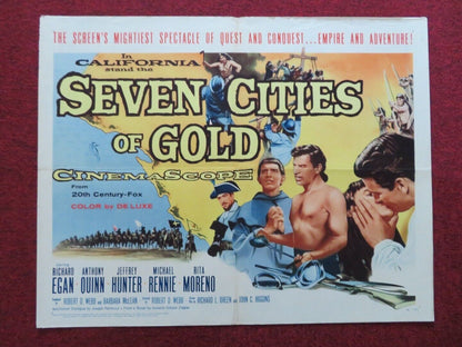 SEVEN CITIES OF GOLD US HALF SHEET (22"x 28")  POSTER RICHARD EGAN 1955