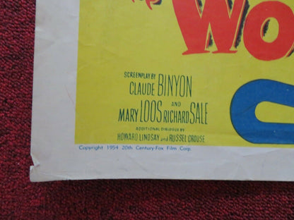 WOMAN'S WORLD US HALF SHEET (22"x 28")  POSTER CLIFTON WEBB JUNE ALLYSON 1954