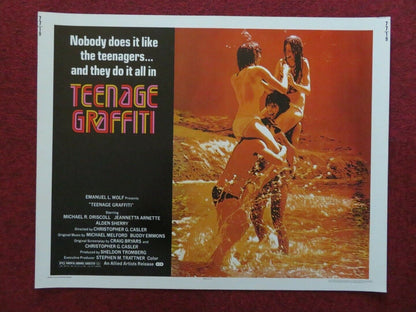 TEENAGE GRAFFITI US HALF SHEET (22"x 28")  POSTER MICHAEL R DRISCOLL 1977