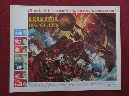 KRAKATOA EAST OF JAVA US HALF SHEET (22"x 28")  POSTER DIANE BAKER 1969