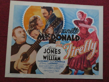 FIREFLY US HALF SHEET (22"x 28")  POSTER JEANETTE MACDONALD ALLAN JONES 1962