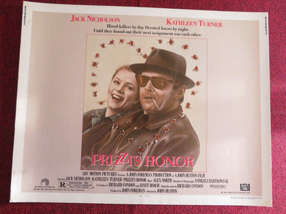 PRIZZI'S HONOR  US HALF SHEET (22"x 28")  POSTER JACK NICHOLSON 1985