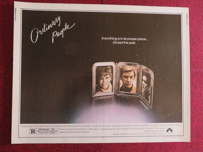 ORDINARY PEOPLE  US HALF SHEET (22"x 28")  POSTER DONALD SUTHERLAND 1980