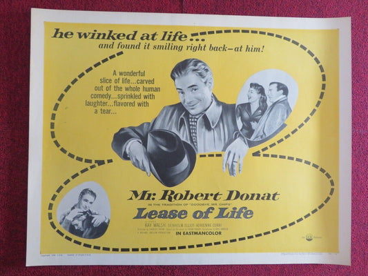 LEASE OF LIFE US HALF SHEET (22"x 28")  POSTER ROBERT DONAT 1956