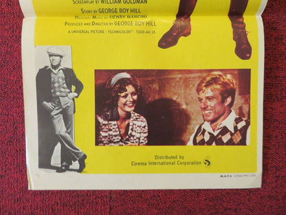 THE GREAT WALDO PEPPER FOLDED AUSTRALIAN DAYBILL POSTER ROBERT REDFORD 1975