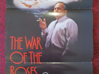 THE WAR OF THE ROSES FOLDED AUSTRALIAN DAYBILL POSTER MICHAEL DOUGLAS 1989