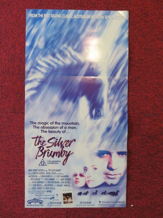 THE SILVER BRUMBY FOLDED AUSTRALIAN DAYBILL POSTER RUSSELL CROWE 1993