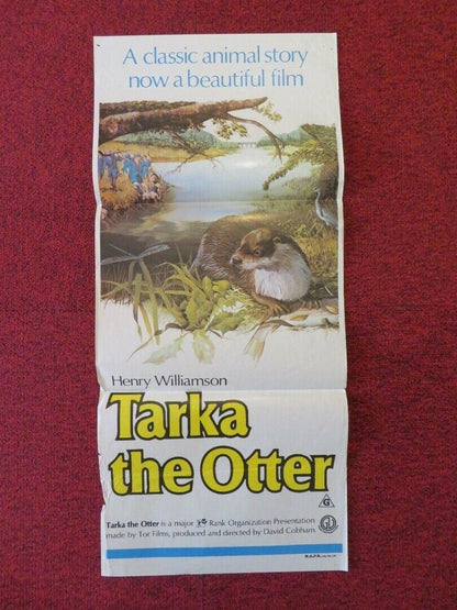 TARKA THE OTTER FOLDED AUSTRALIAN DAYBILL POSTER PETER BENNETT EDWARD UNDERDOWN