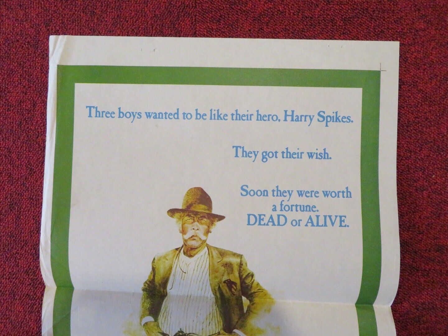 THE SPIKES GANG FOLDED AUSTRALIAN DAYBILL POSTER LEE MARVIN RON HOWARD 1974