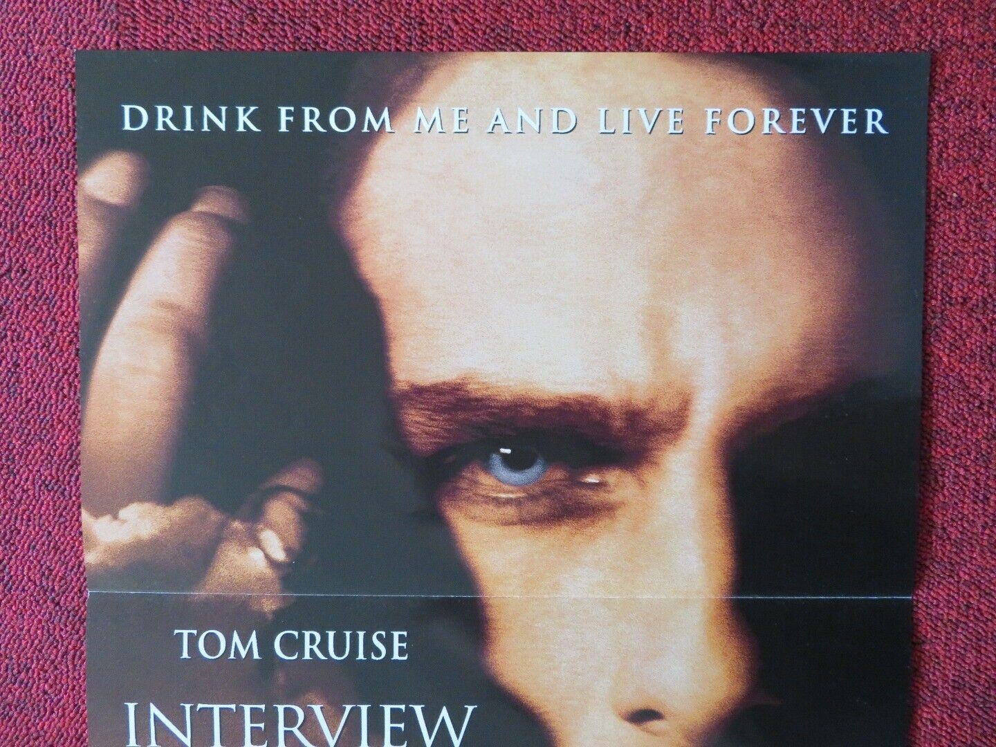 INTERVIEW WITH THE VAMPIRE FOLDED AUSTRALIAN DAYBILL POSTER TOM CRUISE BRAD PITT