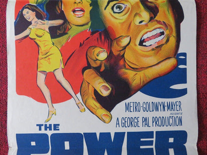 THE POWER FOLDED AUSTRALIAN DAYBILL POSTER GEORGE HAMILTON SUZANNE PLESHETTE '68