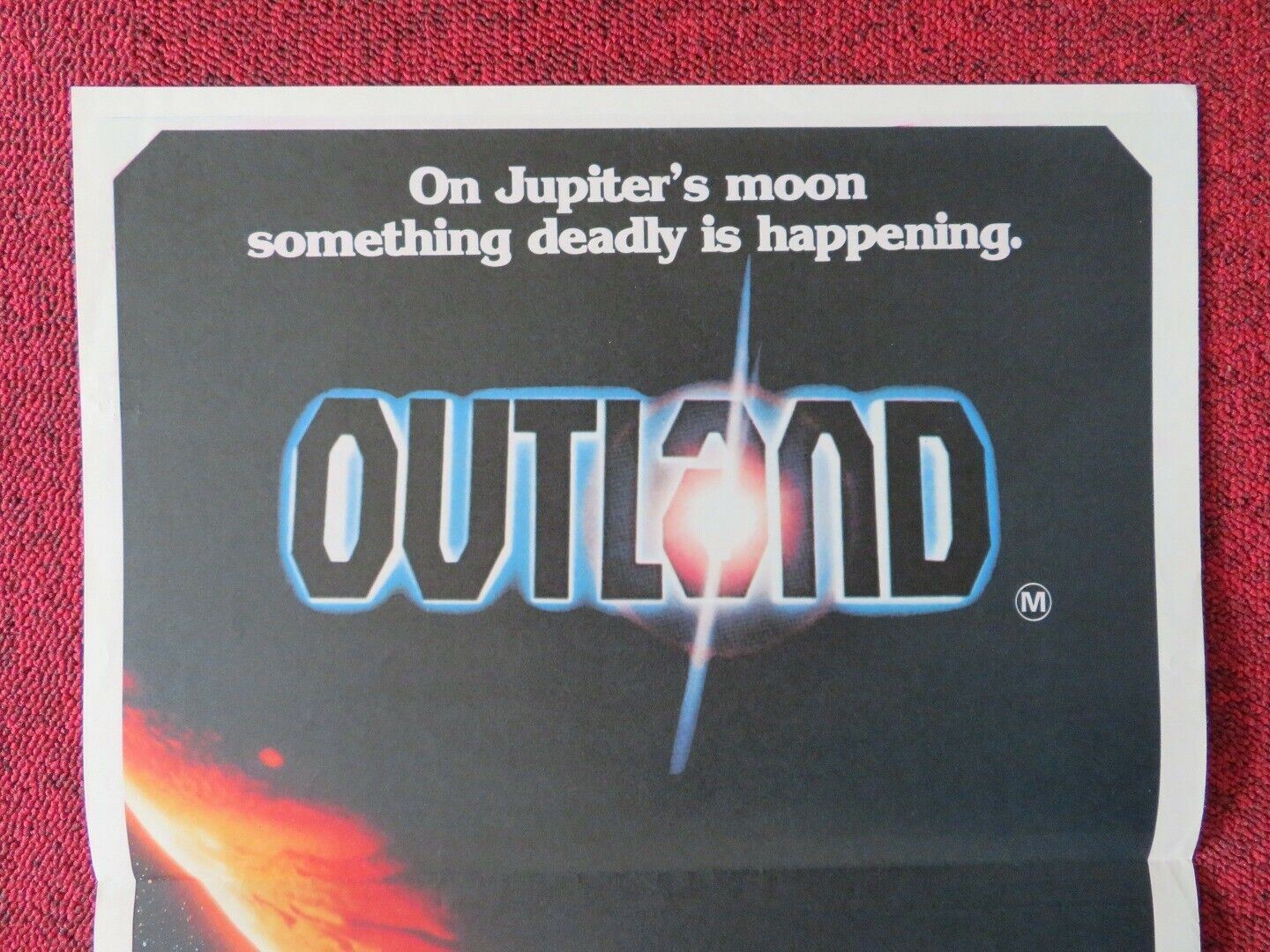 OUTLAND FOLDED AUSTRALIAN DAYBILL POSTER SEAN CONNERY PETER BOYLE 1981