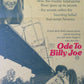 ODE TO BILLY JOE FOLDED AUSTRALIAN DAYBILL POSTER ROBBY BENSON 1976