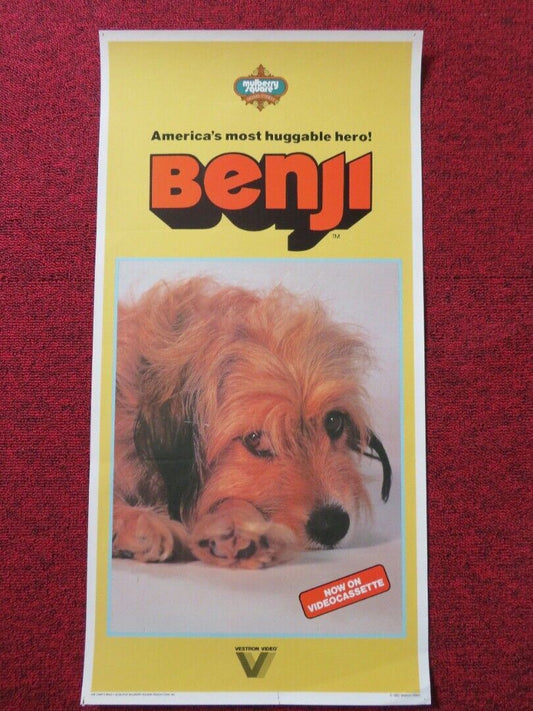 BENJI US (12"x 24") POSTER VHS PATSY GARRETT 1974