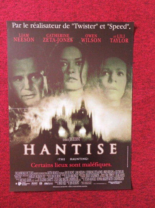 HANTISE / THE HAUNTING FRENCH (16"x 21.5") POSTER LIAM NEESON ZETA-JONES 1999