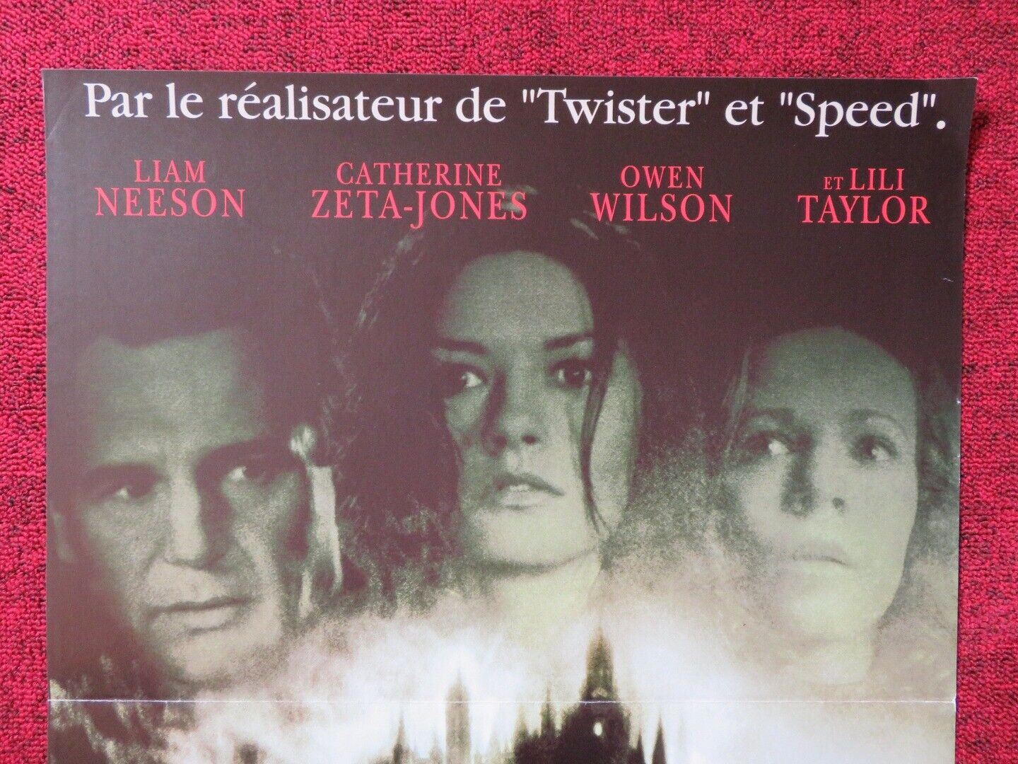 HANTISE / THE HAUNTING FRENCH (16"x 21.5") POSTER LIAM NEESON ZETA-JONES 1999