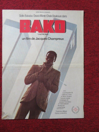 BAKO / BAKO THE OTHER SHORE FRENCH (15.5"x 21") POSTER SIDIKI BAKABA 1978