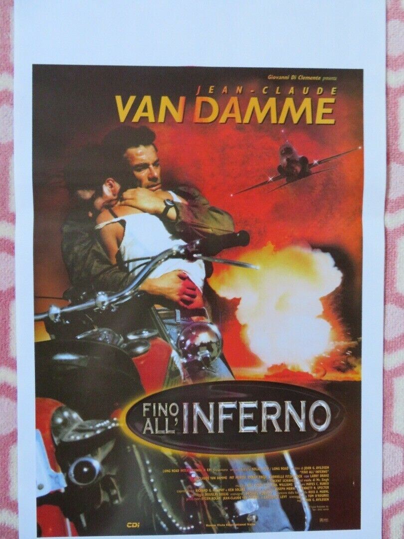 FINO ALL 'NFERNO /  Inferno ITALIAN LOCANDINA (27.5"x13") POSTER 1999