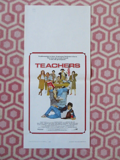 TEACHERS   ITALIAN LOCANDINA (27.5"x13") POSTER NICK NOLTE 1984